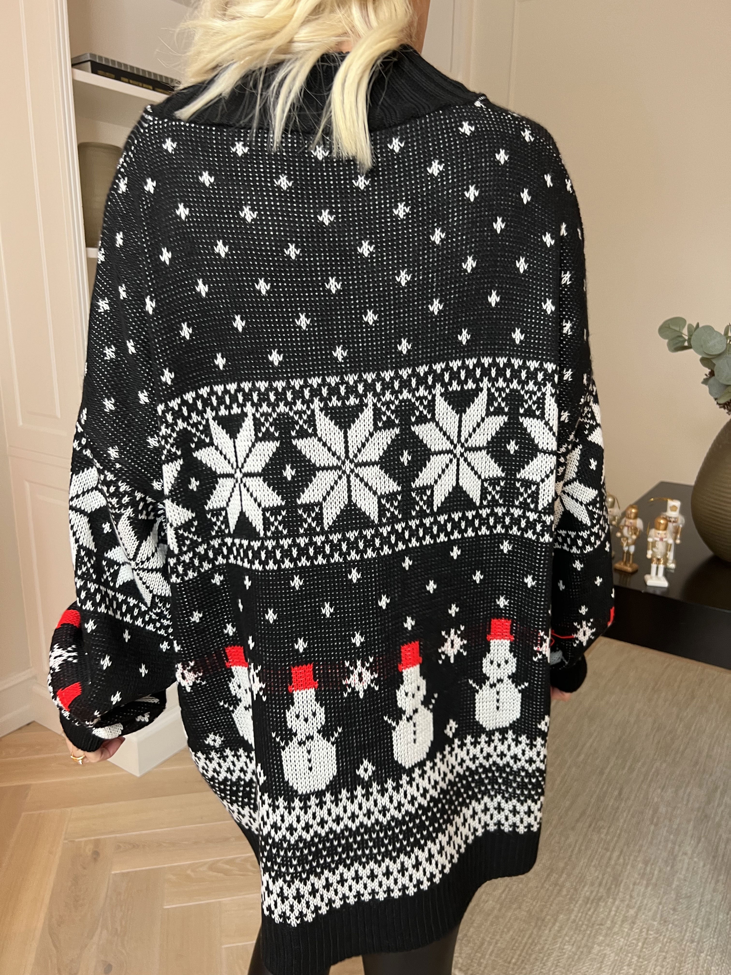 Frosty - Jultröja med snögubbar och snöflingor
